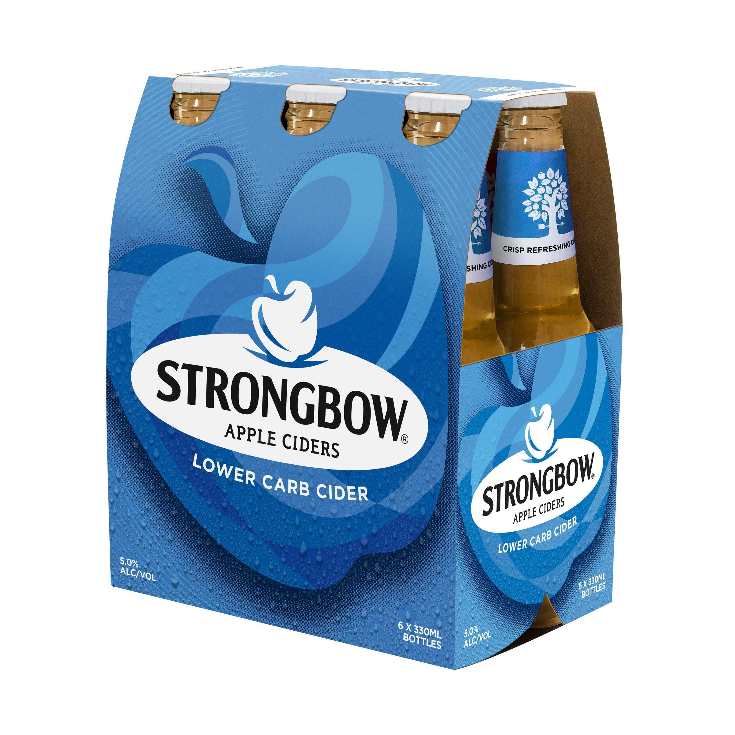 Strongbow Lower Carb Apple Cider Bottle 355mL - Harry's Liquor