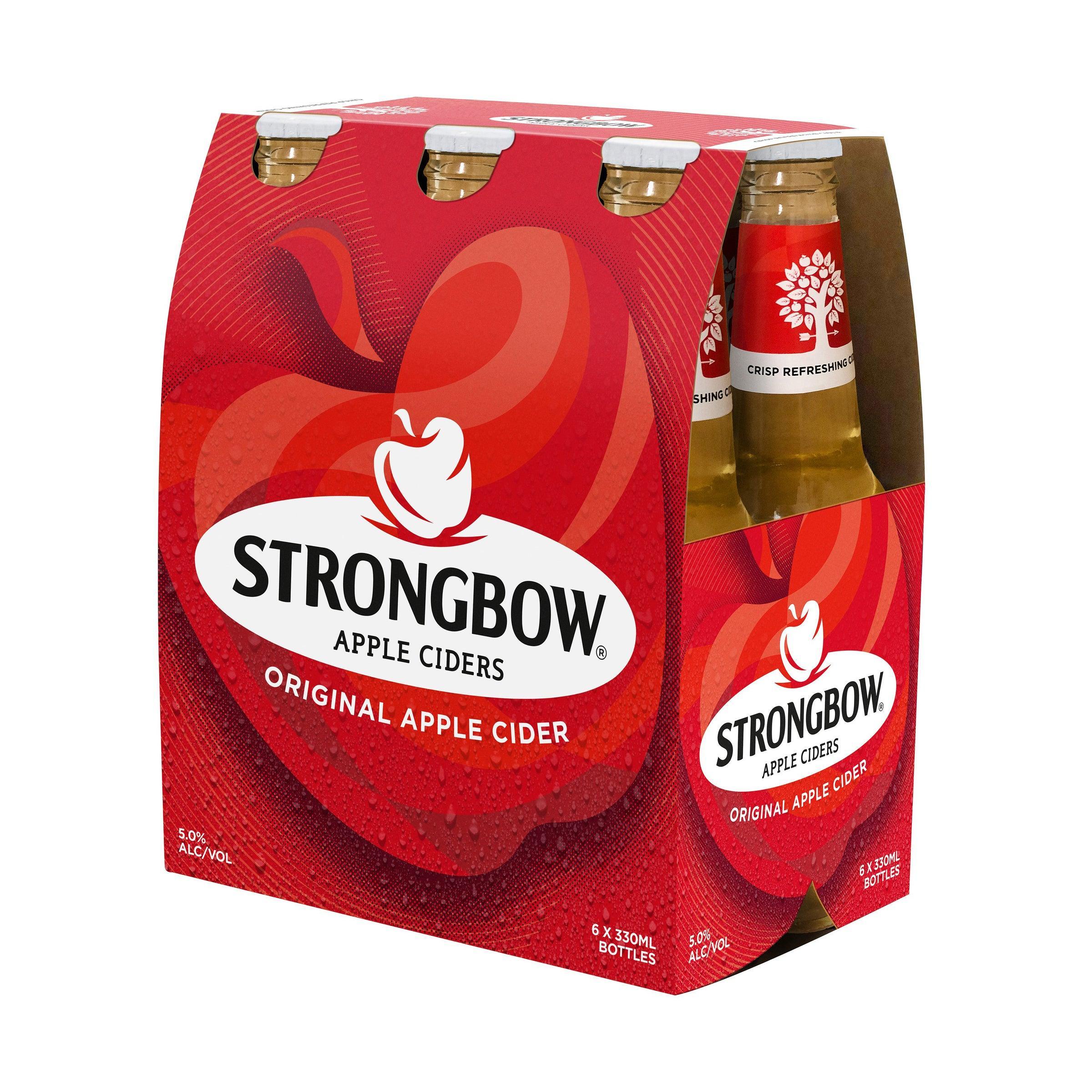 Strongbow Original Apple Cider Bottle 355mL - Harry's Liquor