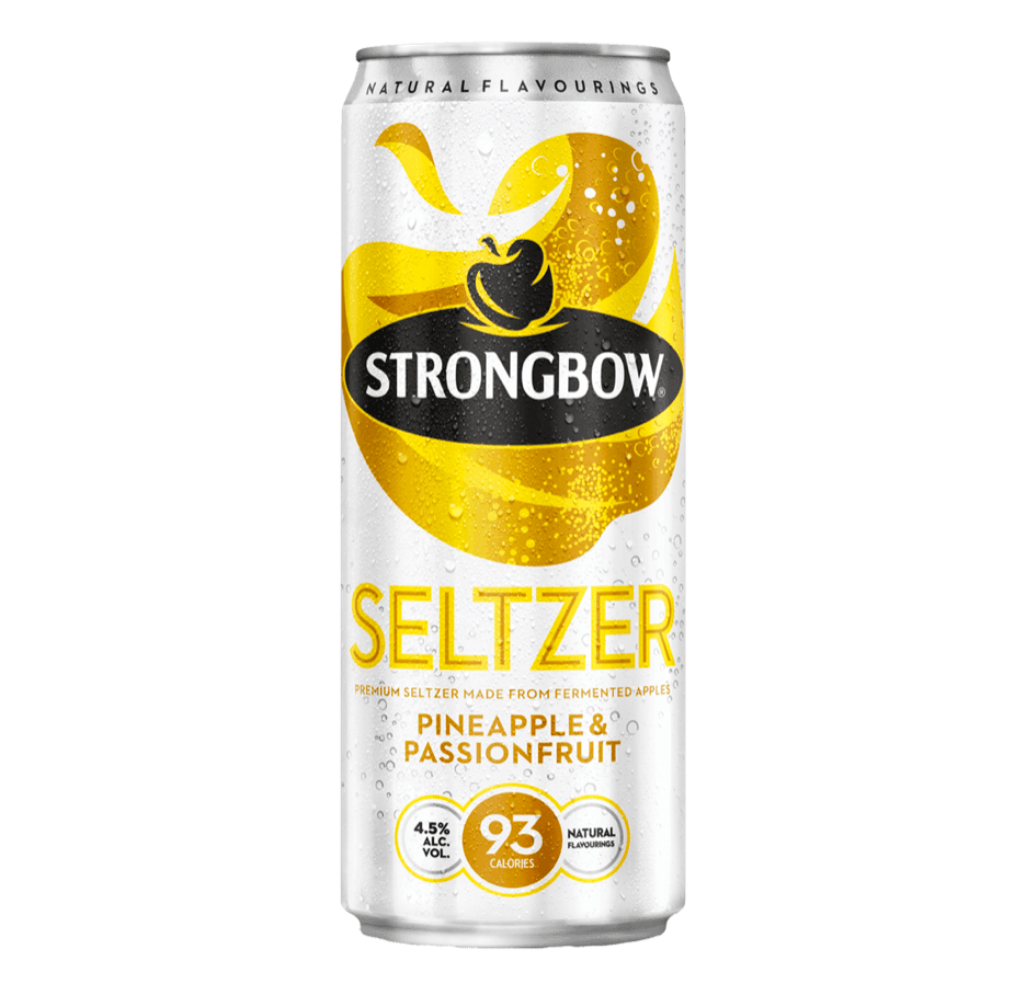 Strongbow Seltzer Pineapple & Passionfruit Can 330mL - Harry's Liquor