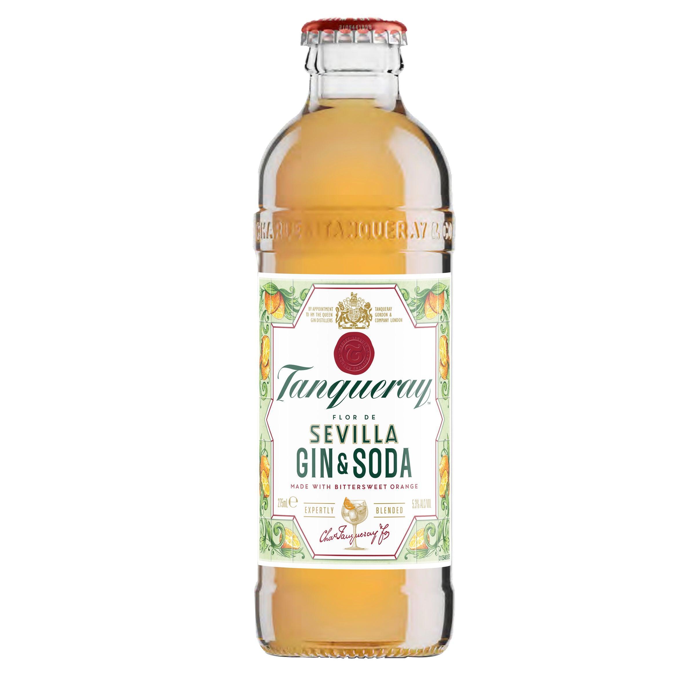 Tanqueray Sevilla Gin & Soda Bottle 275mL - Harry's Liquor