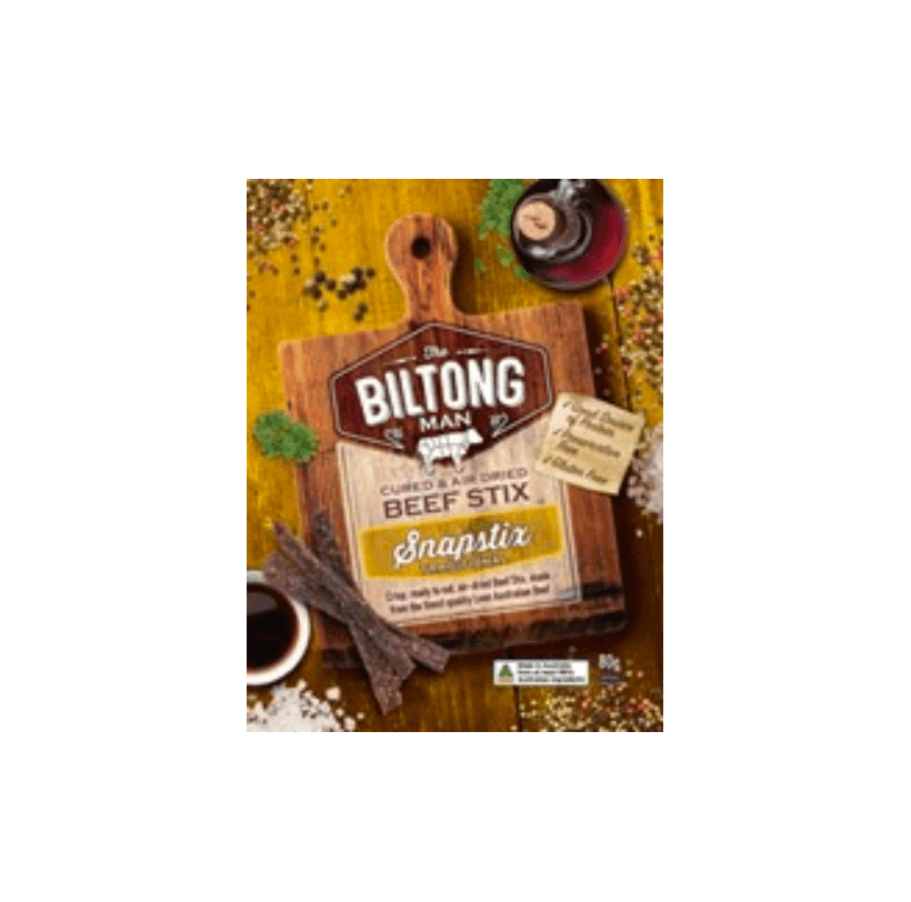 The Biltong Man Beef Snapstix 80g - Harry's Liquor