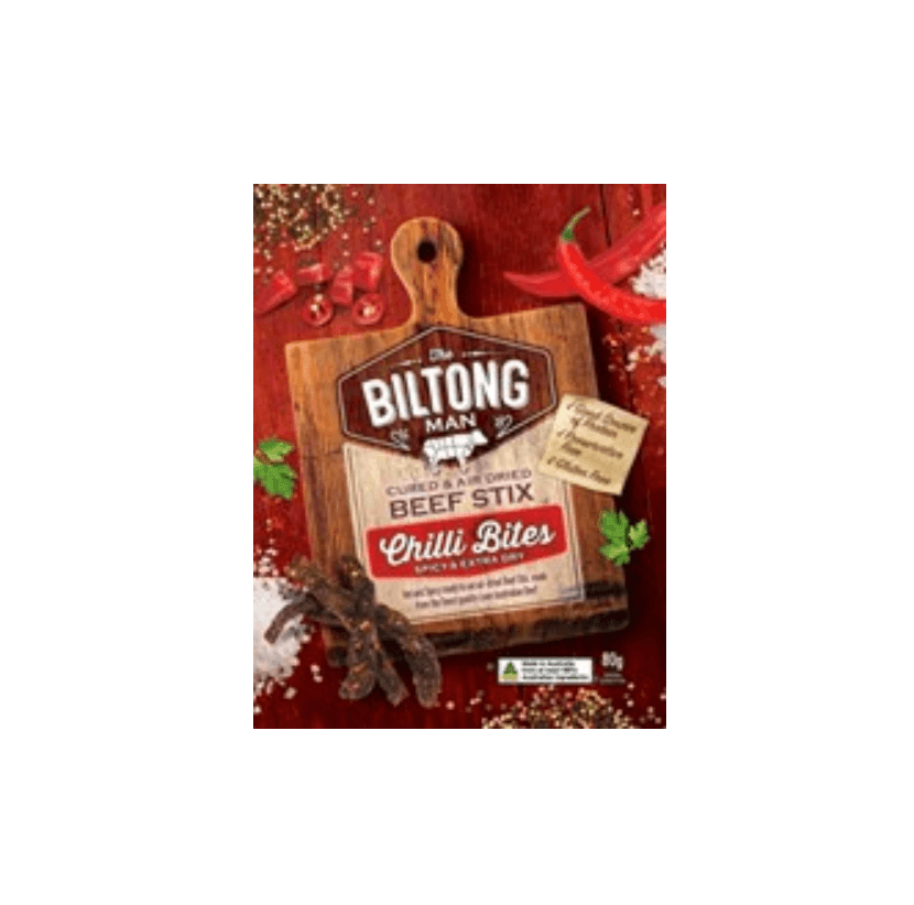 The Biltong Man Chilli Bites 80g - Harry's Liquor