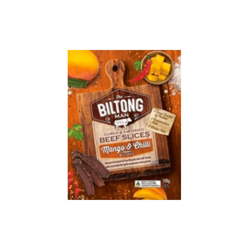 The Biltong Man Mango & Chilli Biltong 100g - Harry's Liquor