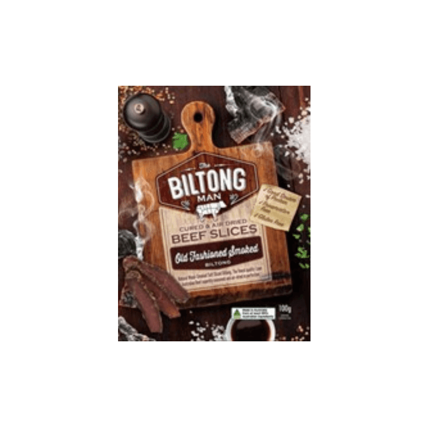 The Biltong Man Old Fashioned Smoked Biltong 100g - Harry's Liquor