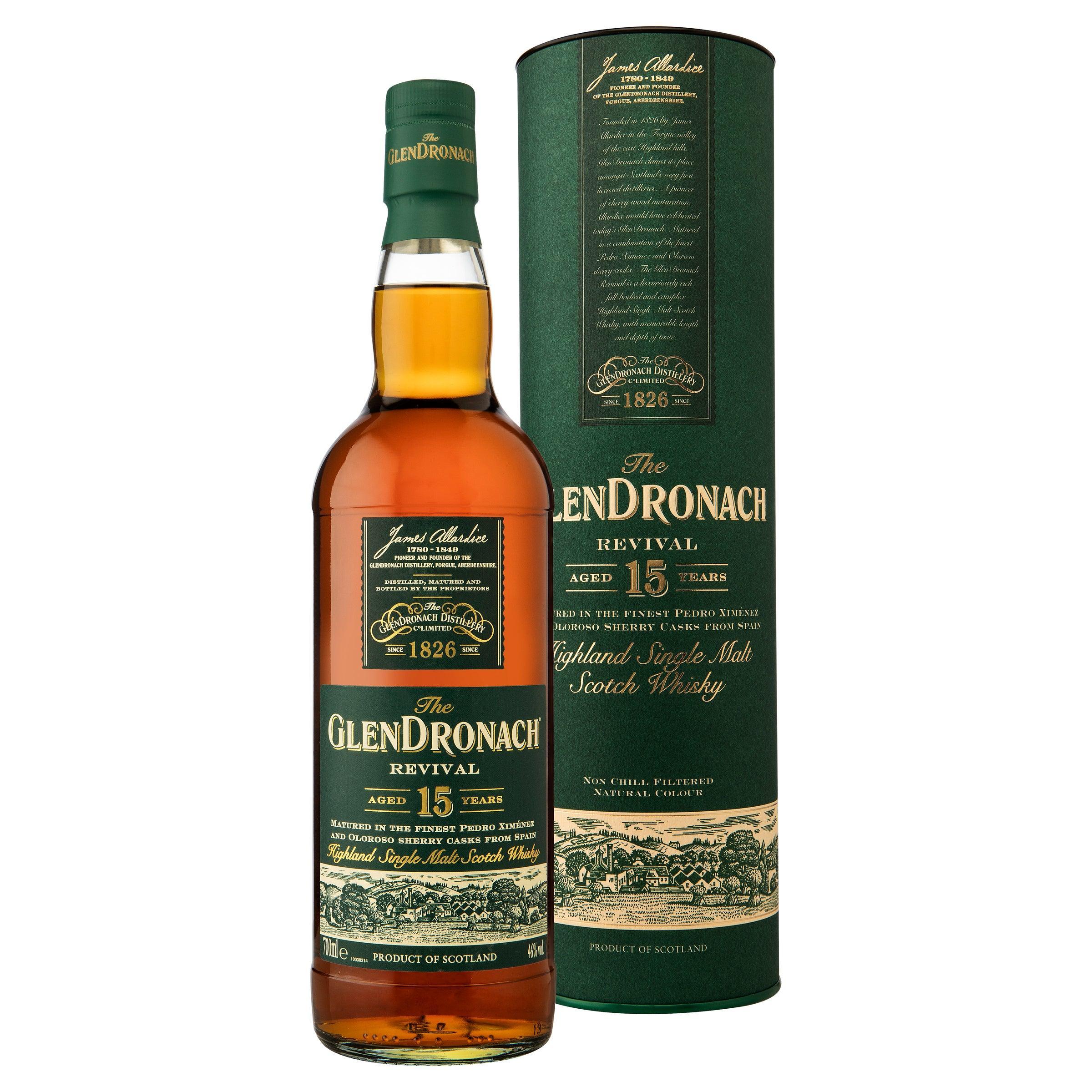 The Glendronach 15 Year Old Revival Single Malt Scotch Whisky 700mL - Harry's Liquor