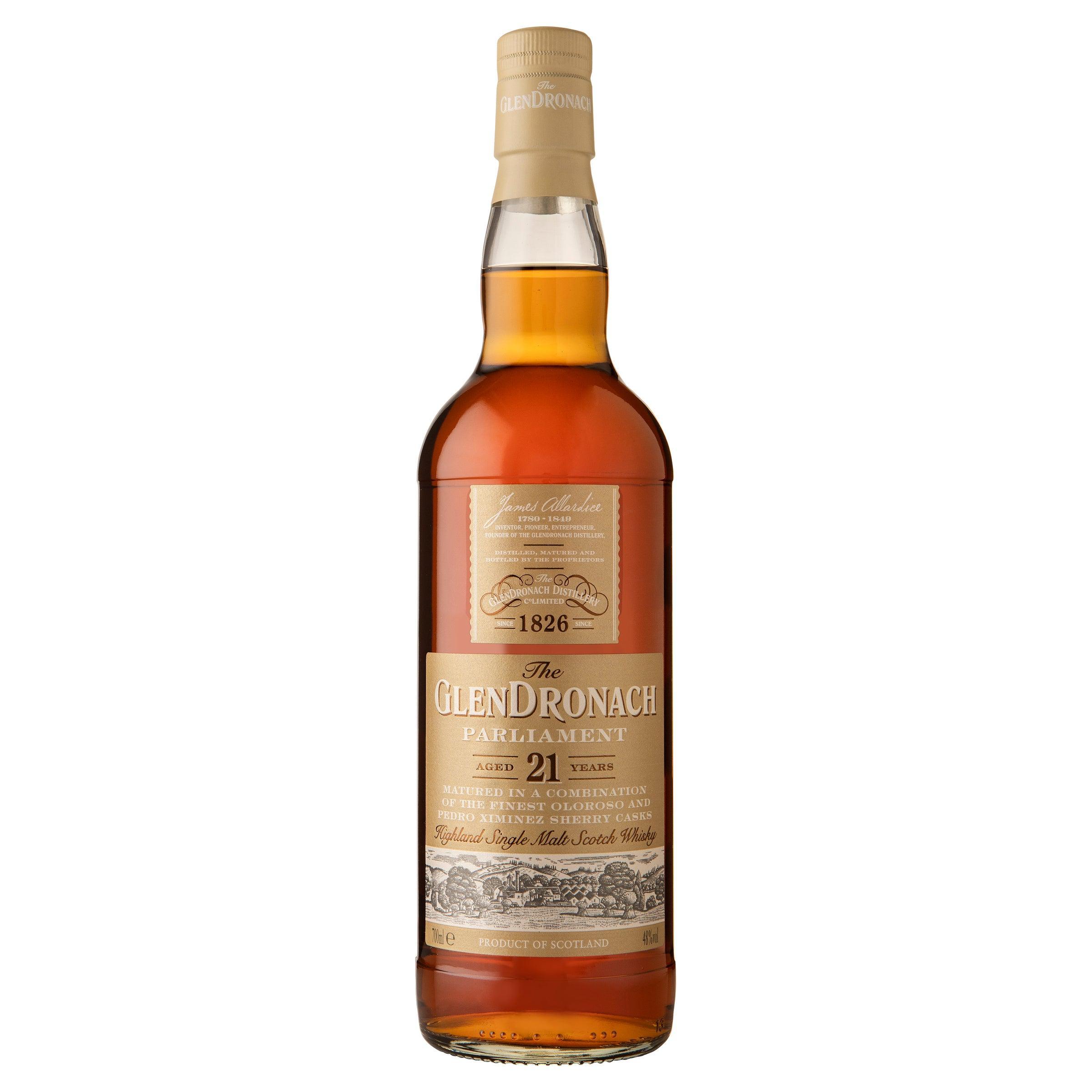 The Glendronach 21 Year Old Parliament Single Malt Scotch Whisky 700mL - Harry's Liquor