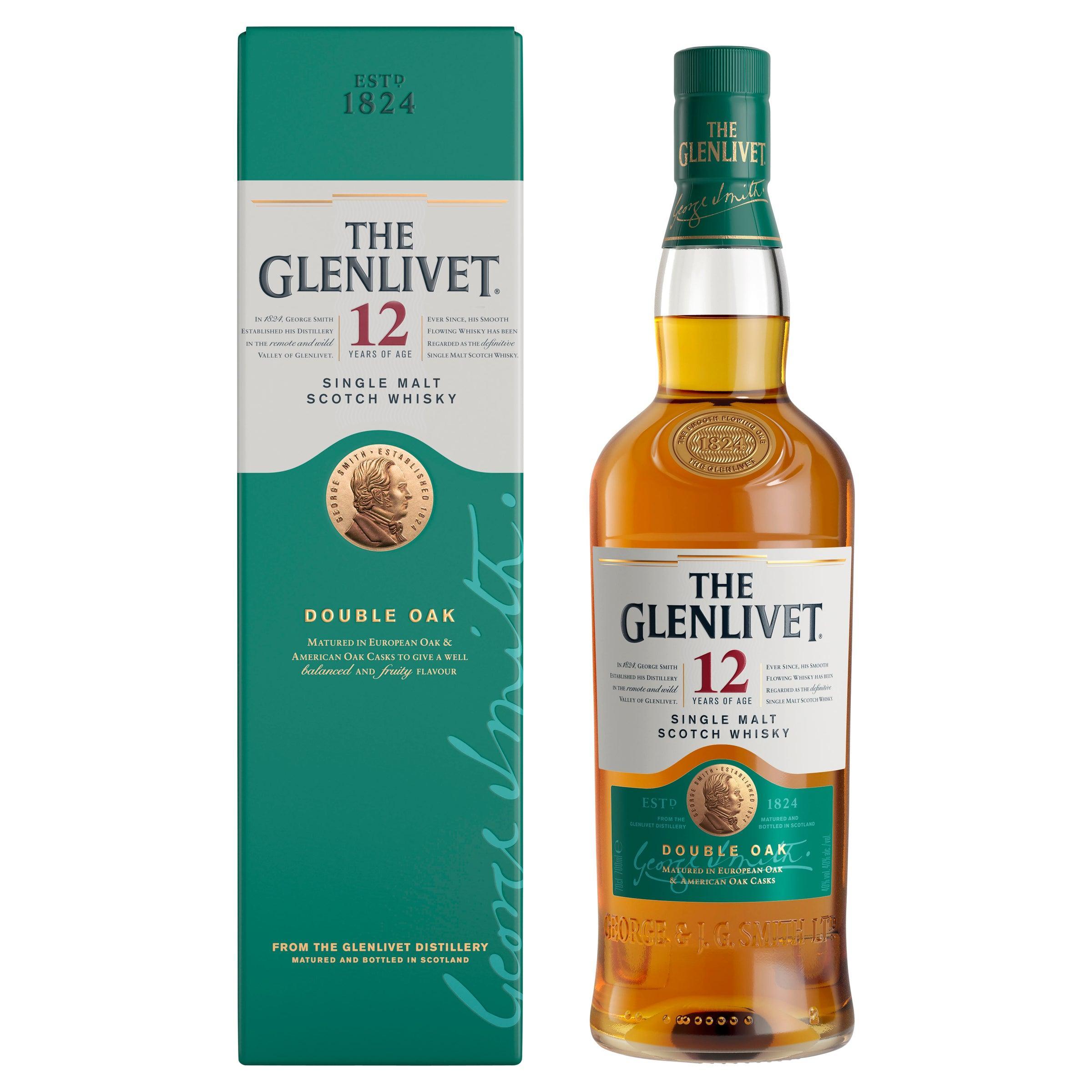 The Glenlivet 12 Year Old Single Malt Scotch Whisky 700mL - Harry's Liquor