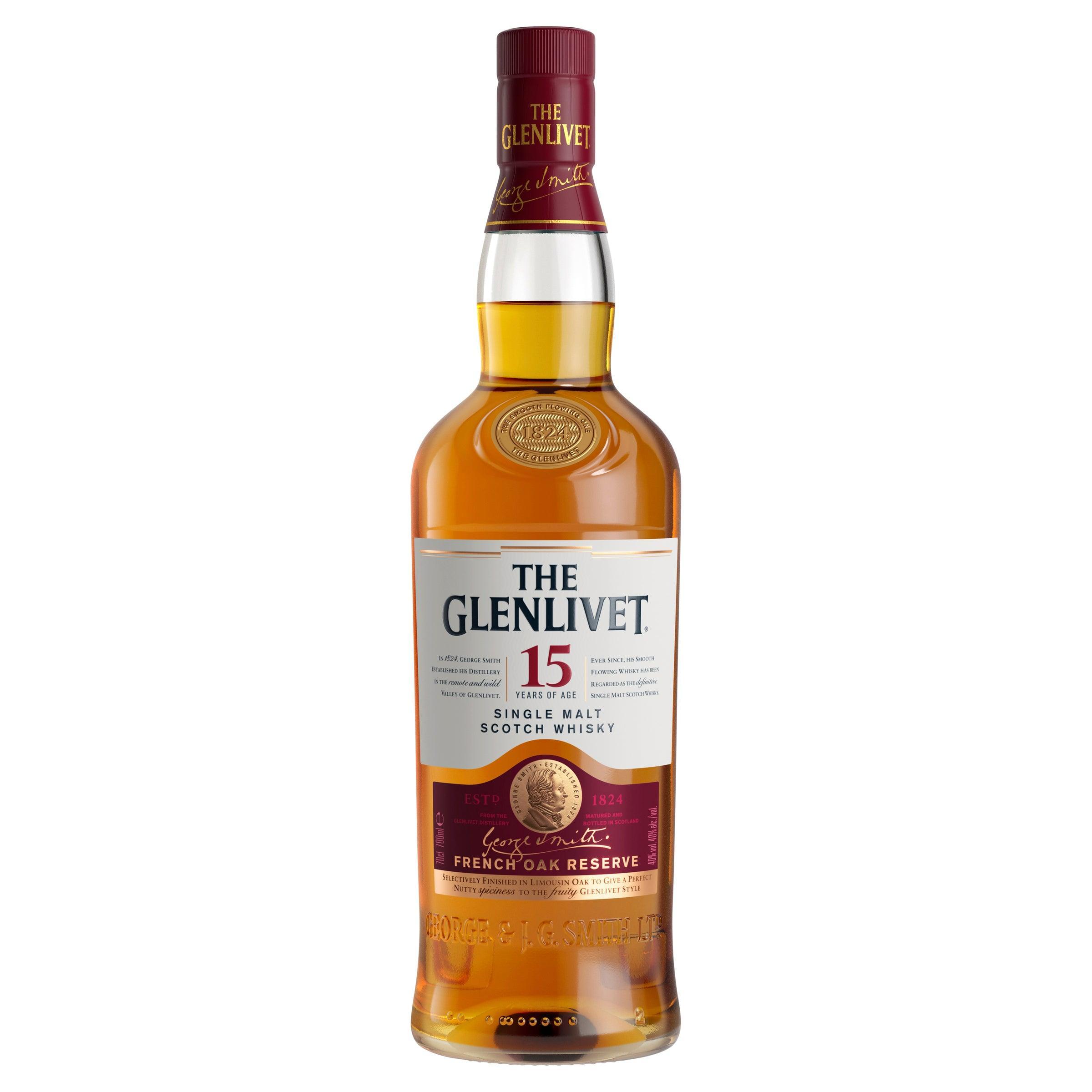 The Glenlivet 15 Year Old Single Malt Scotch Whisky 700mL - Harry's Liquor