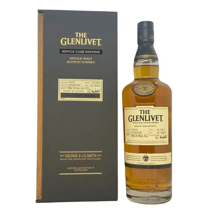 The Glenlivet 16 Year Old Grayknowe Single Cask Edition Scotch Whisky 700mL - Harry's Liquor