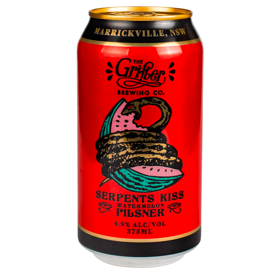 The Grifter Brewing Co. Serpents Kiss Watermelon Pilsner Can 375mL - Harry's Liquor