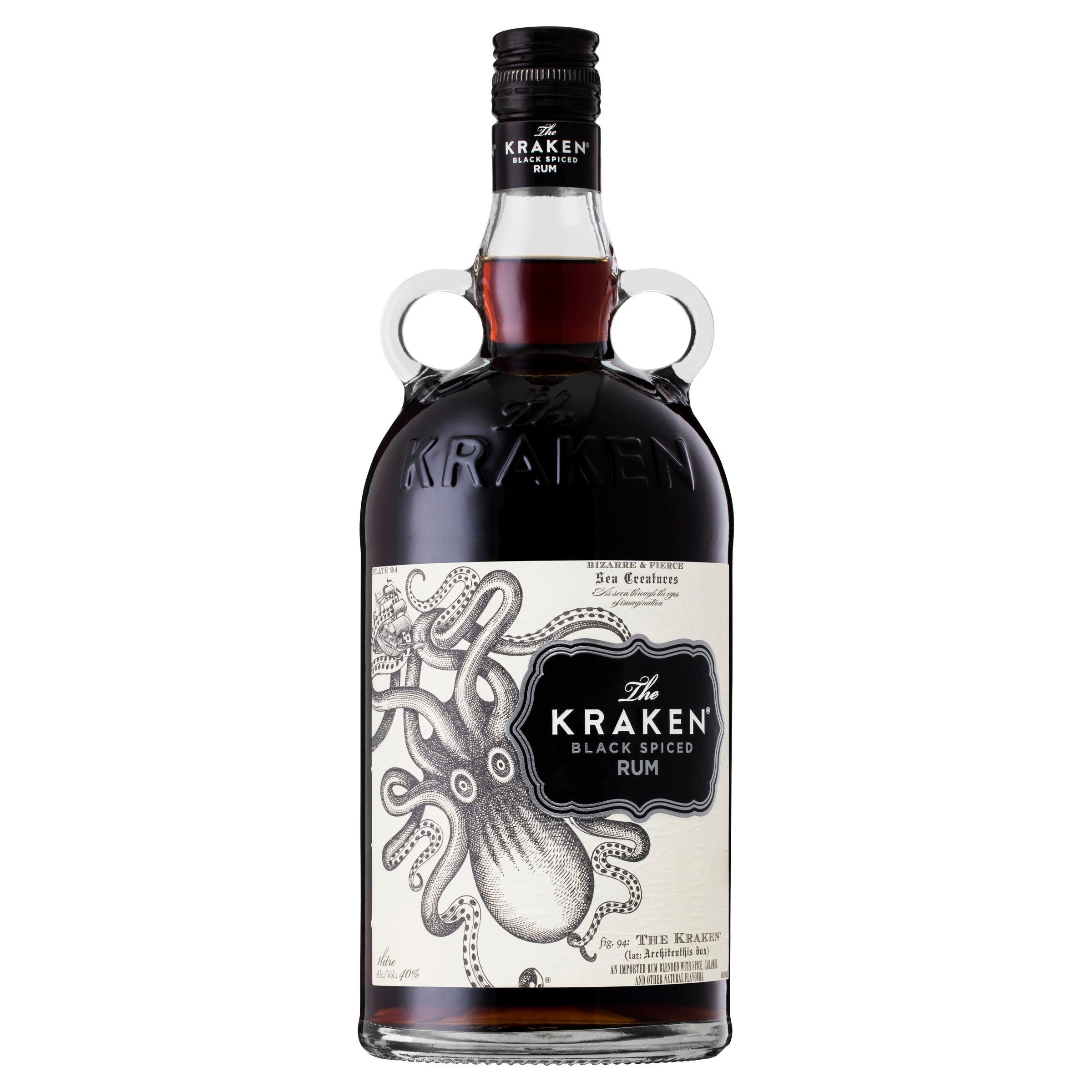 The Kraken Black Spiced Rum 1L - Harry's Liquor