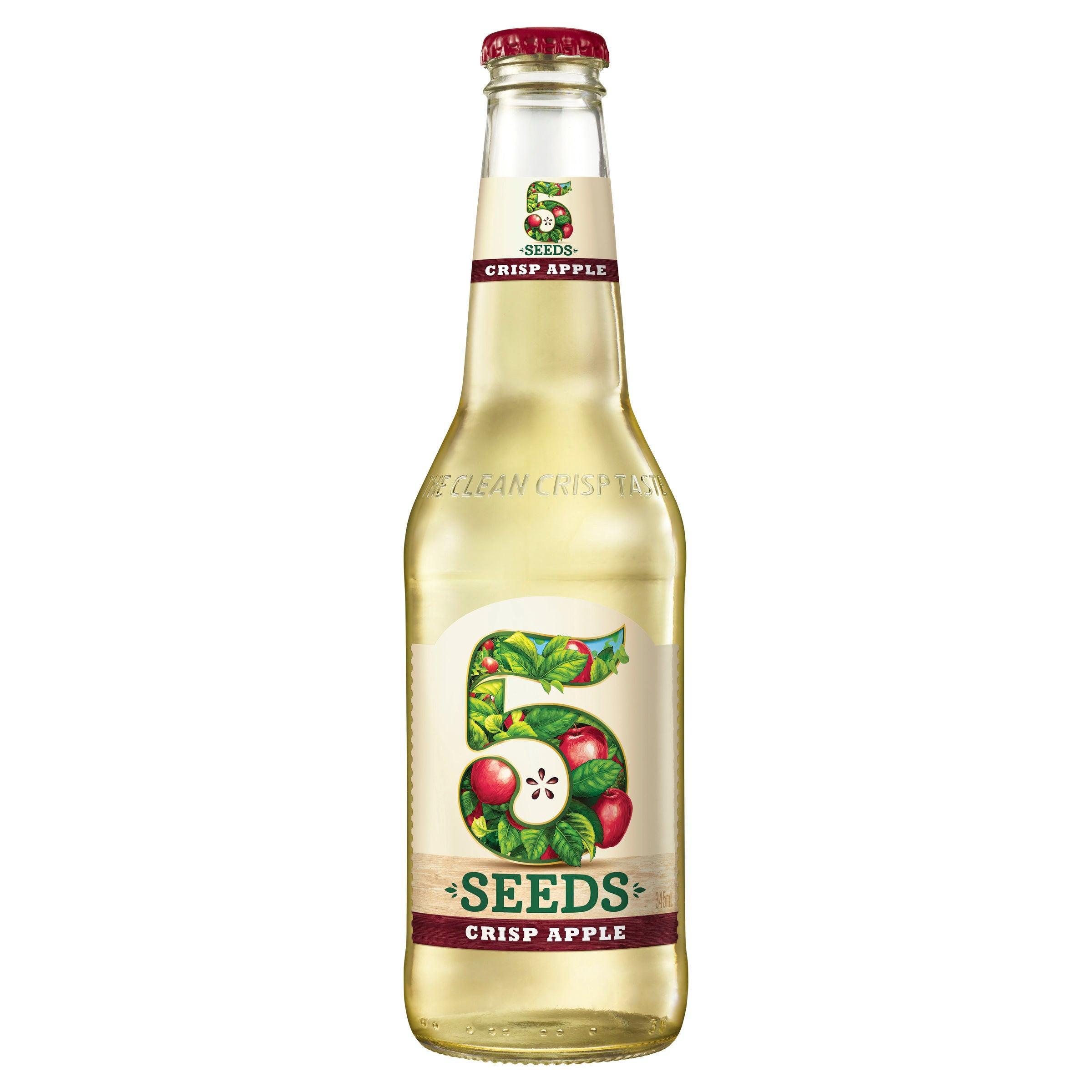 Tooheys 5 Seeds Crisp Apple Cider Bottle 345mL - Harry's Liquor