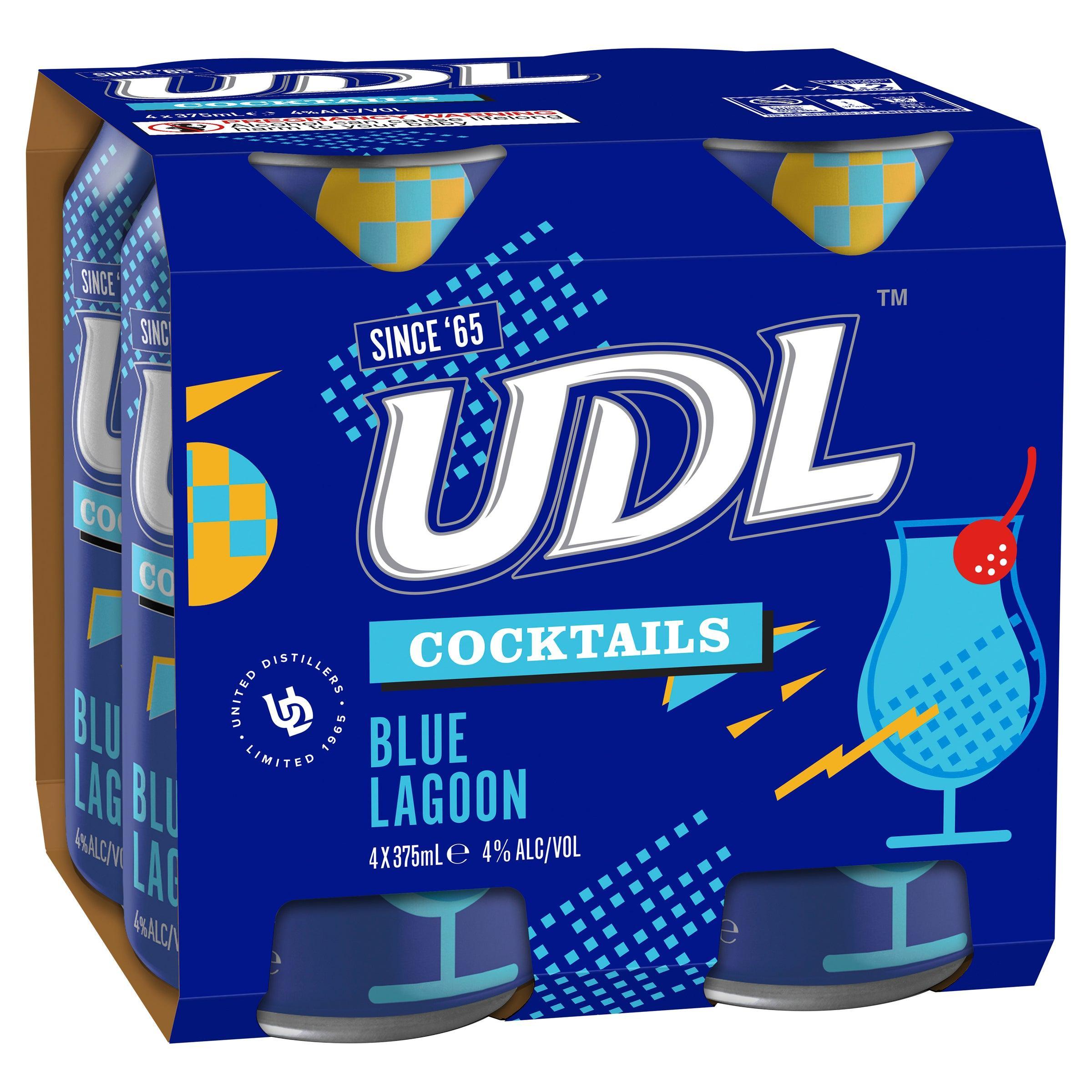 UDL Cocktails Blue Lagoon Can 375mL - Harry's Liquor