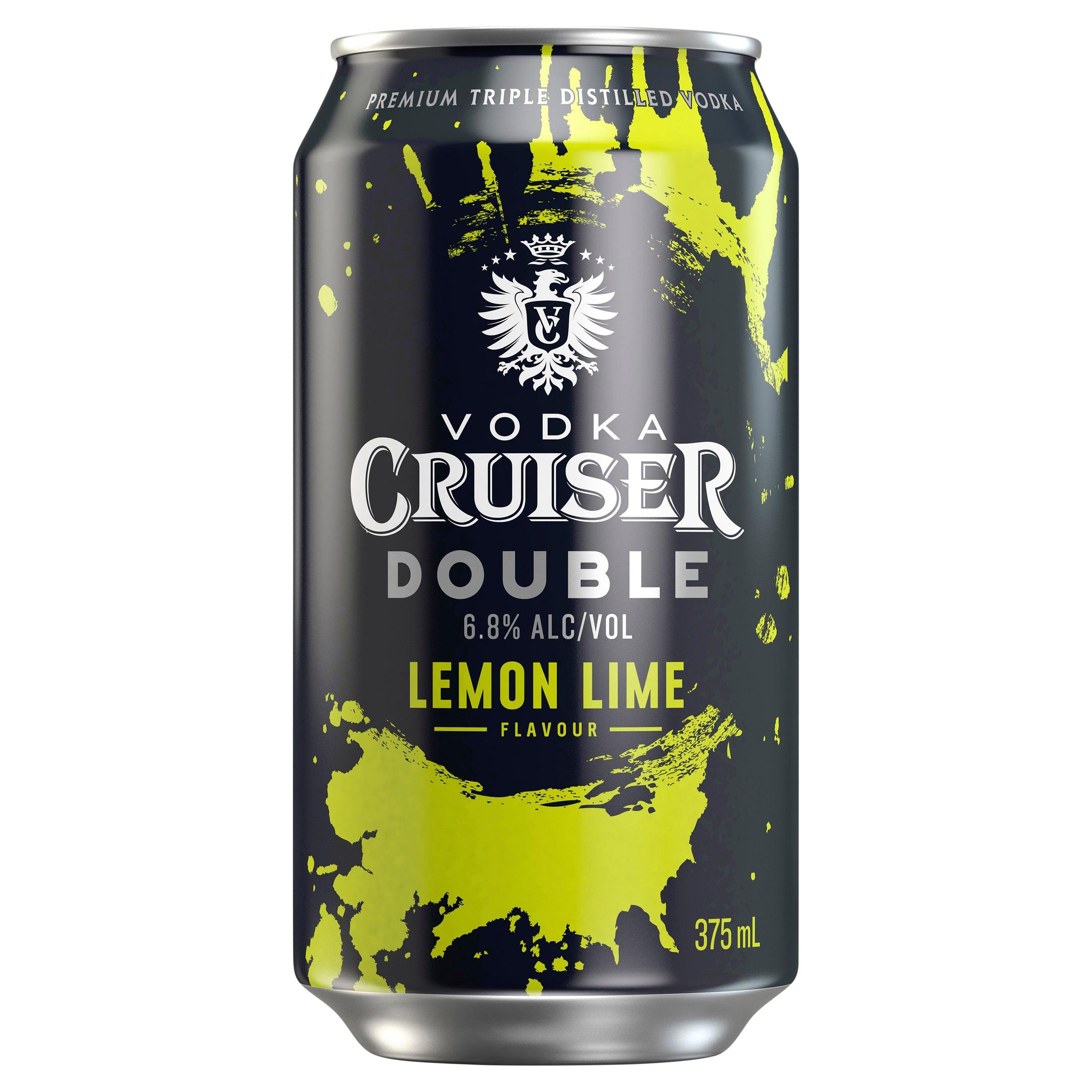 Vodka Cruiser Double Lemon Lime Can 375mL - Harry's Liquor