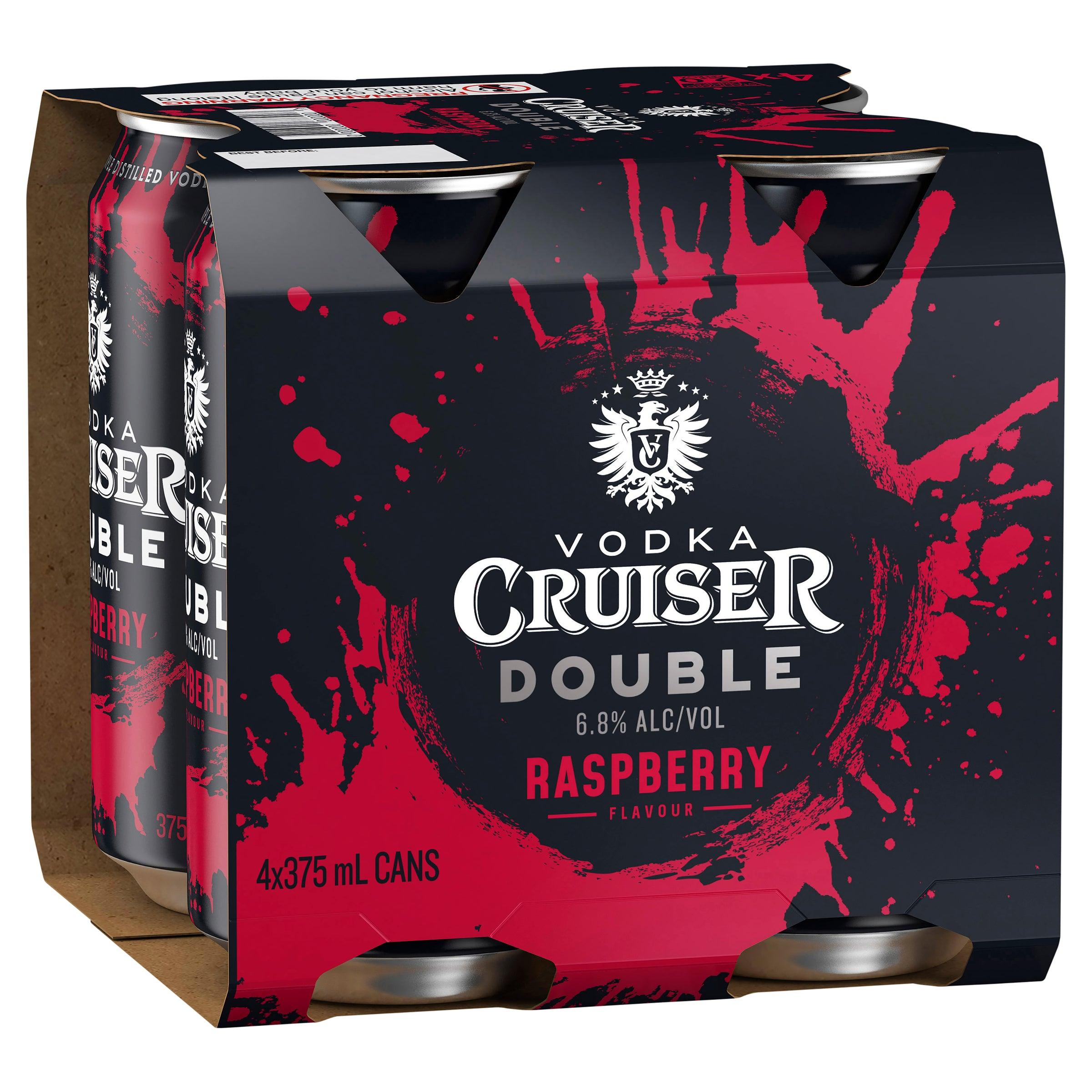 Vodka Cruiser Double Raspberry Can 375mL - Harry's Liquor