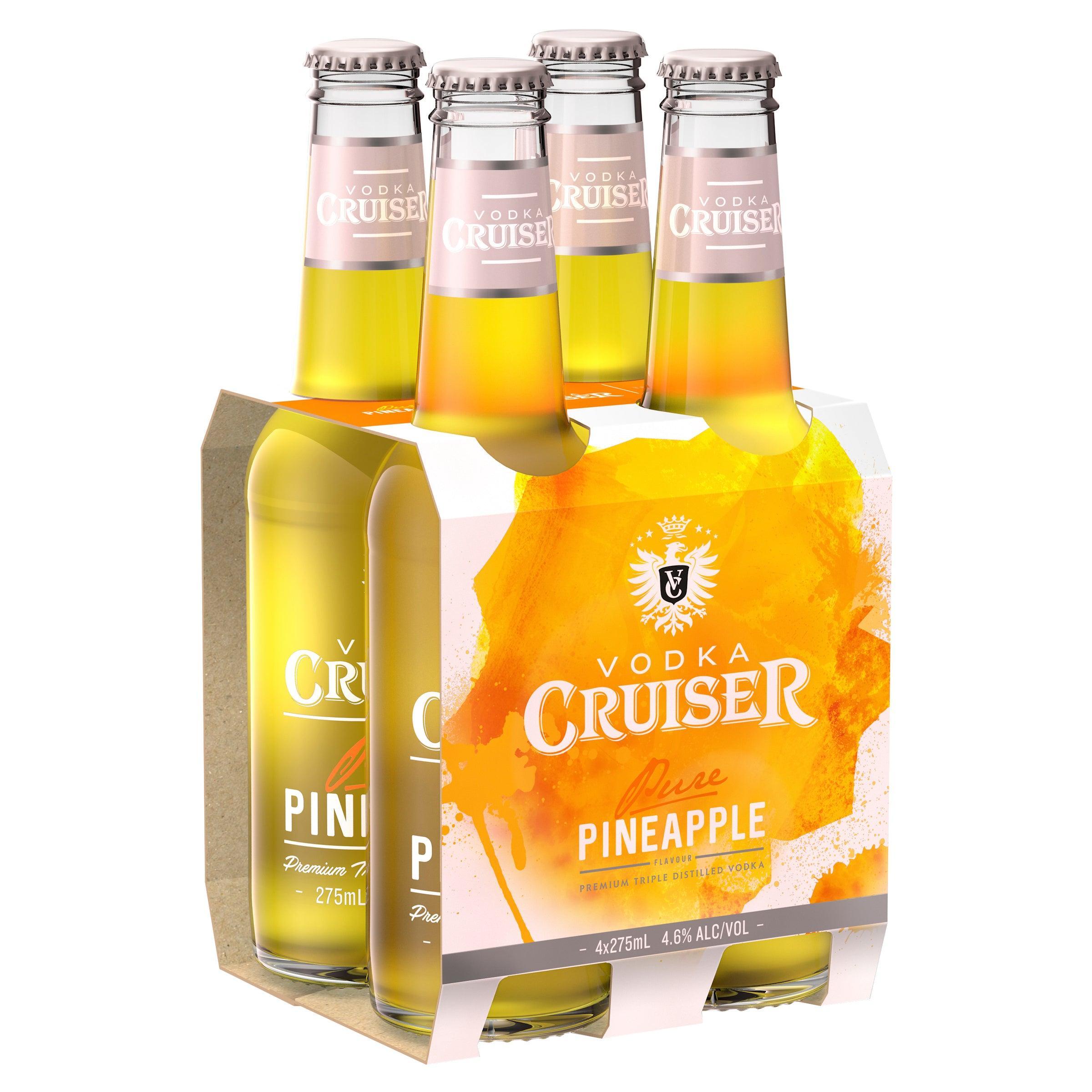 Vodka Cruiser Pure Pineapple Bottle 275mL - Harry's Liquor