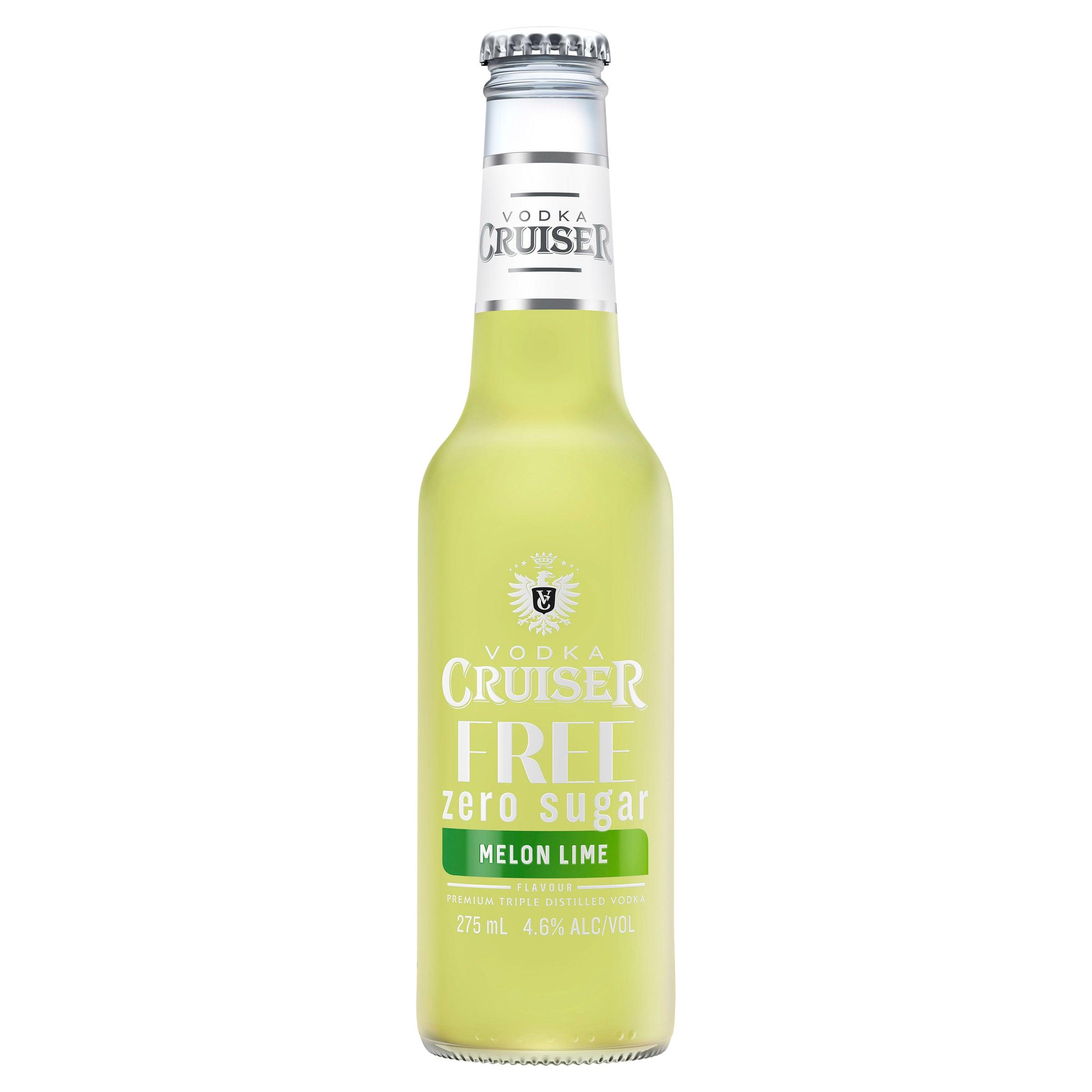 Vodka Cruiser Sugar Free Melon Lime Bottle 275mL - Harry's Liquor