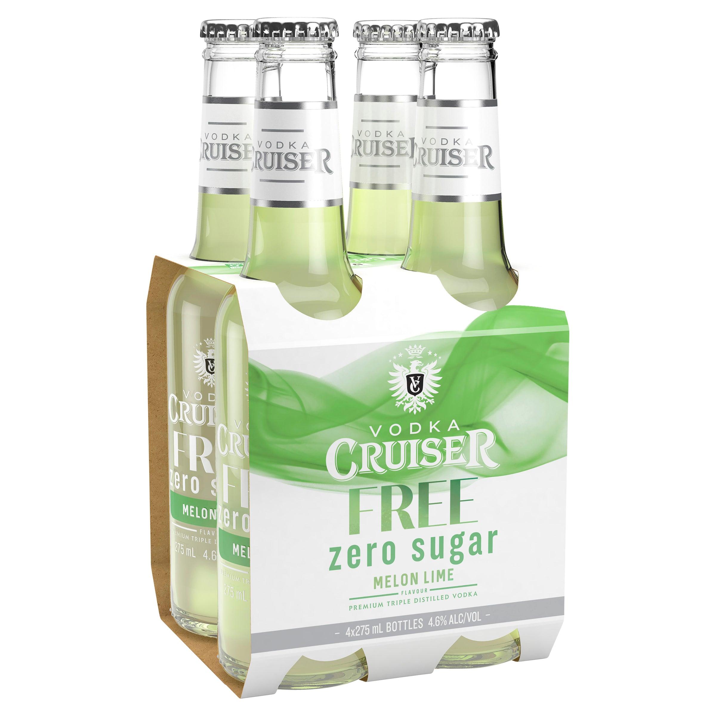 Vodka Cruiser Sugar Free Melon Lime Bottle 275mL - Harry's Liquor