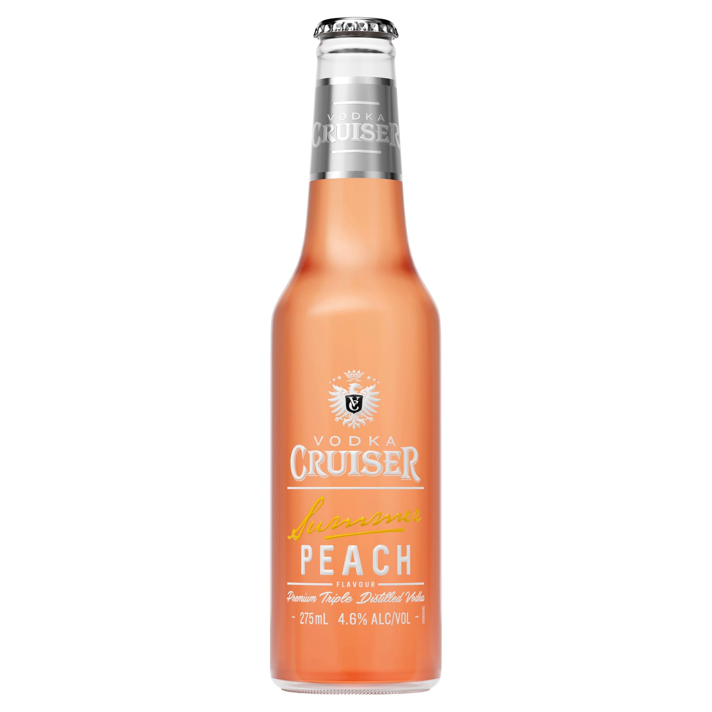 Vodka Cruiser Summer Peach Bottle 275mL - Harry's Liquor