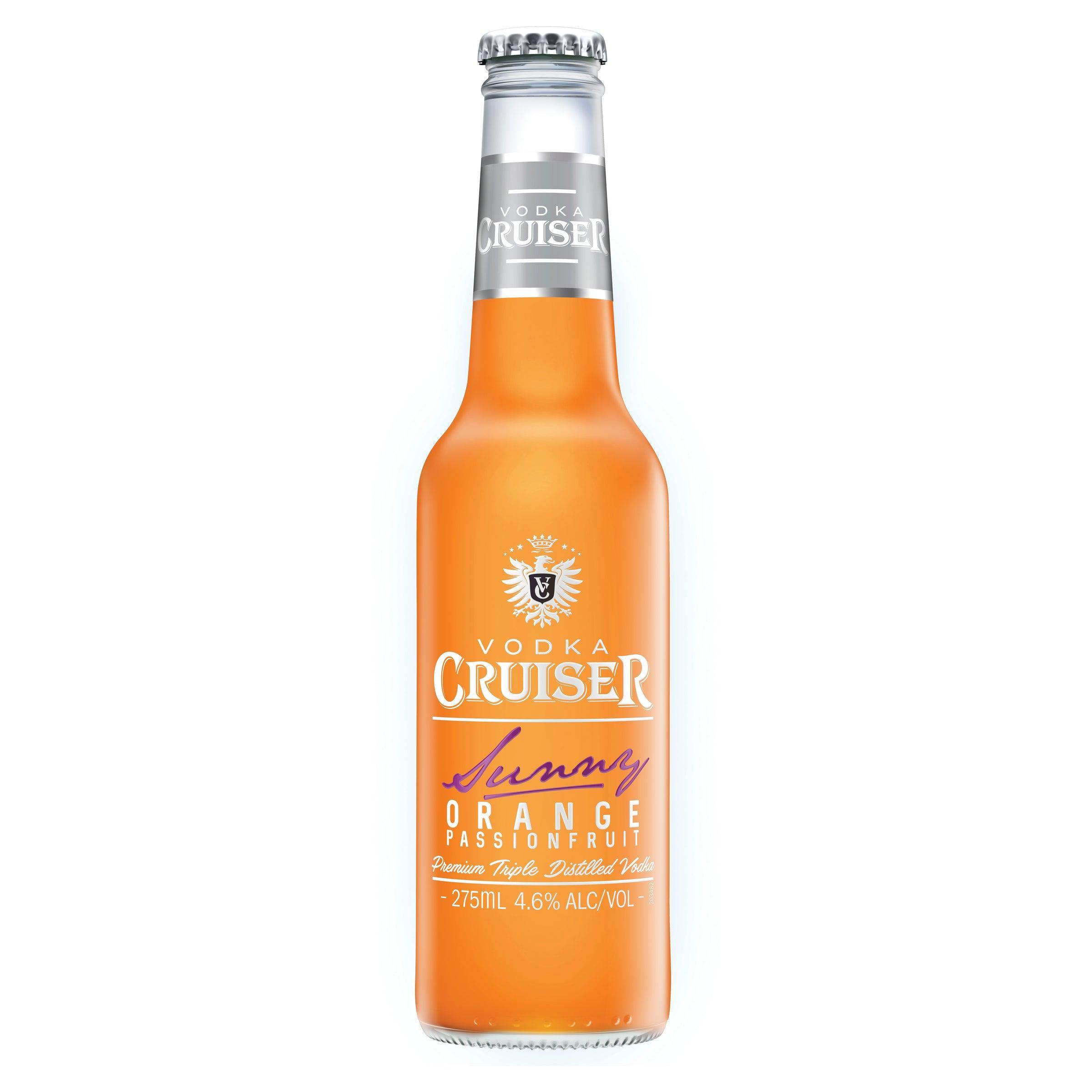 Vodka Cruiser Sunny Orange Passionfruit Bottle 275mL - Harry's Liquor