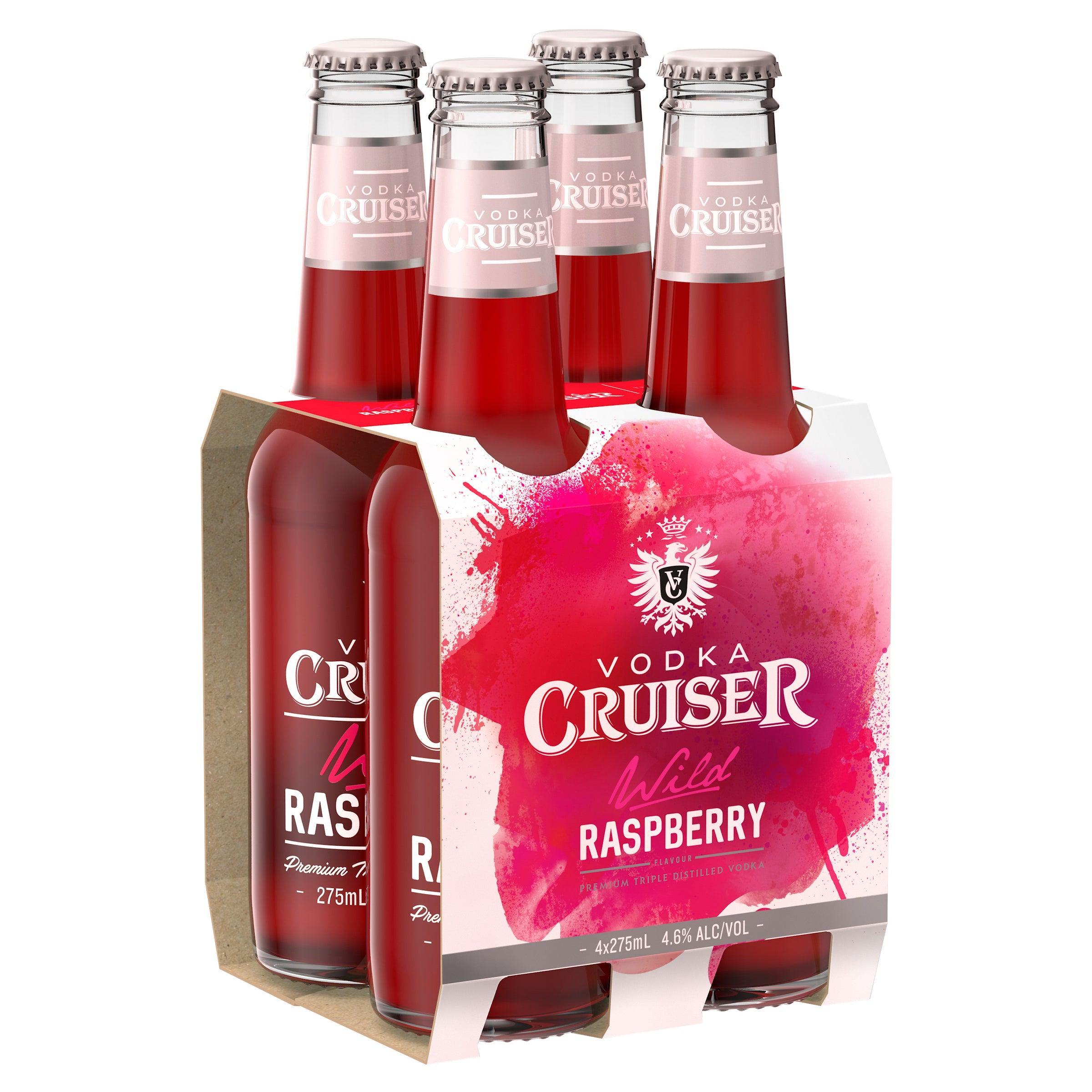 Vodka Cruiser Wild Raspberry Bottle 275mL - Harry's Liquor