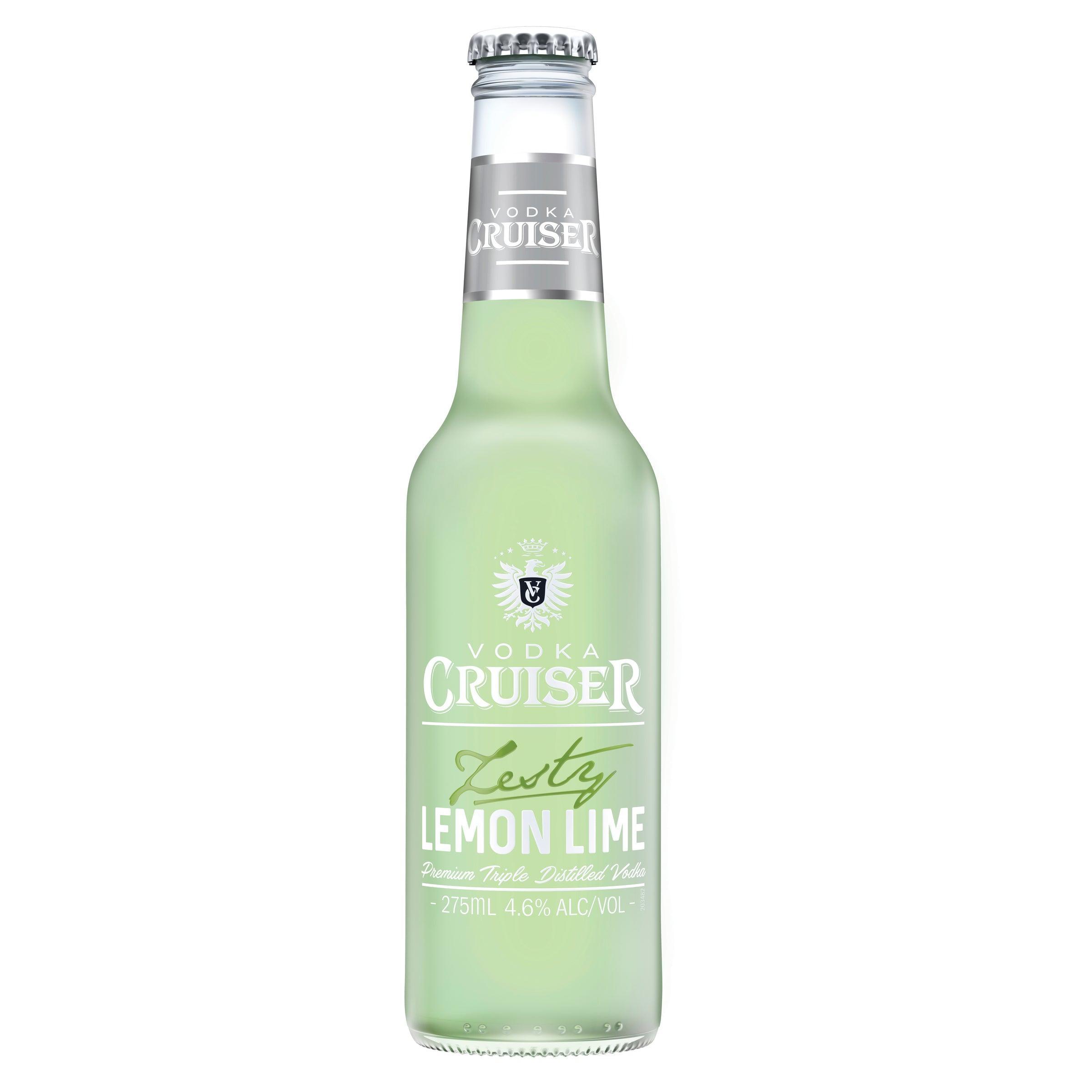 Vodka Cruiser Zesty Lemon Lime Bottle 275mL - Harry's Liquor