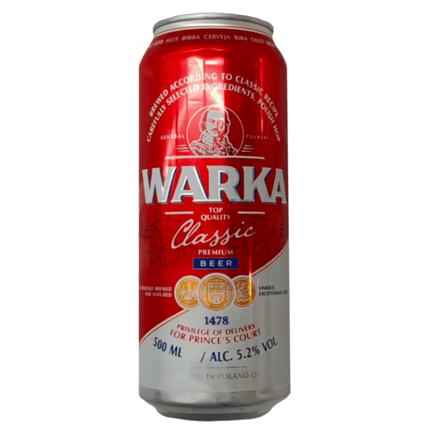 Warka Polish Beer Can 500mL - Harry's Liquor