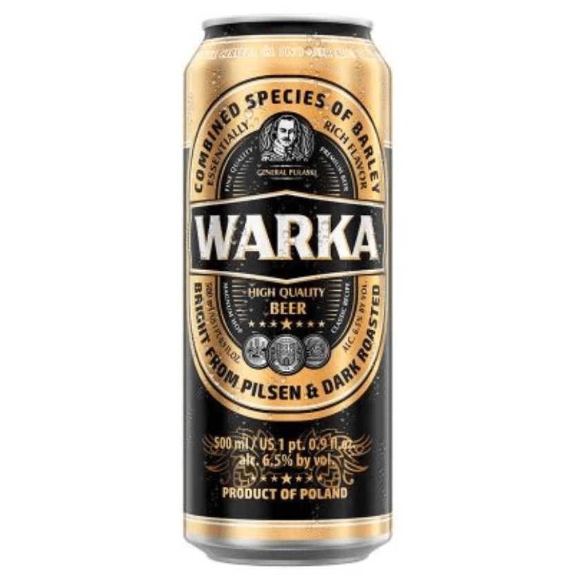 Warka Strong Polish Beer Can 500mL - Harry's Liquor