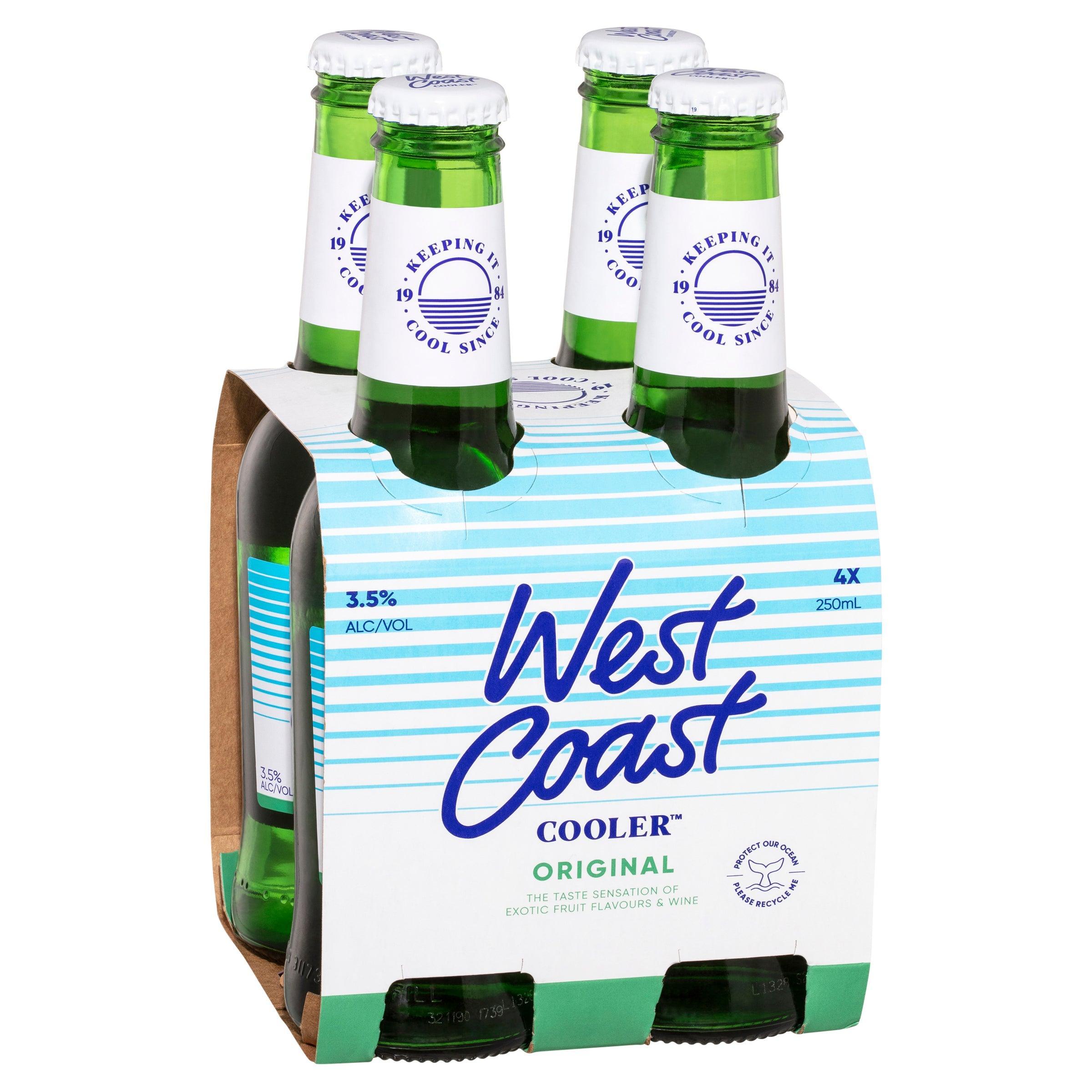 Westcoast Cooler Original Bottle 250mL - Harry's Liquor