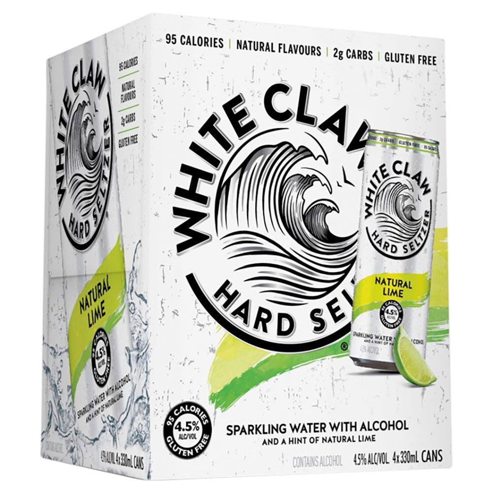 White Claw Seltzer Natural Lime Can 330mL - Harry's Liquor