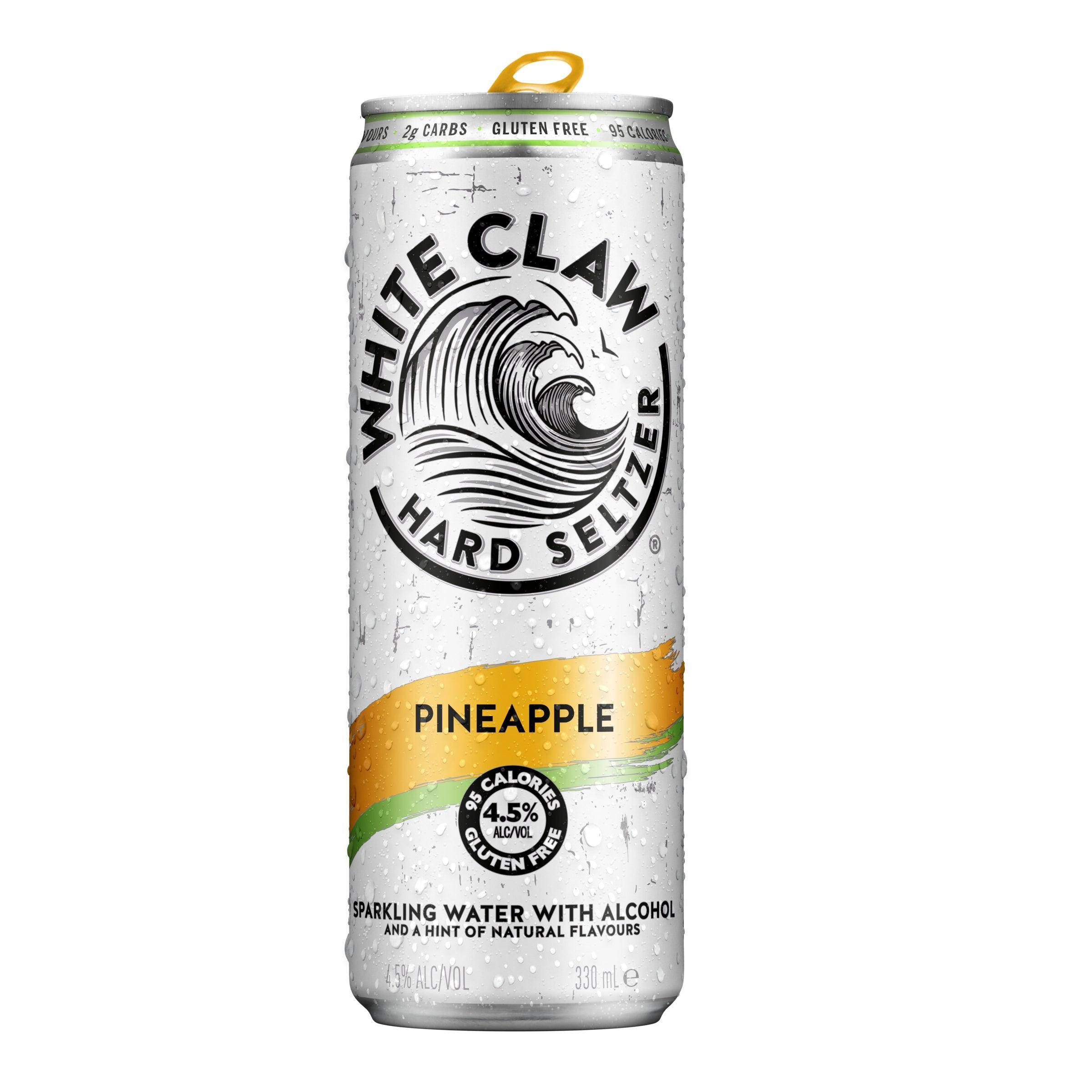 White Claw Seltzer Pineapple Can 330mL - Harry's Liquor