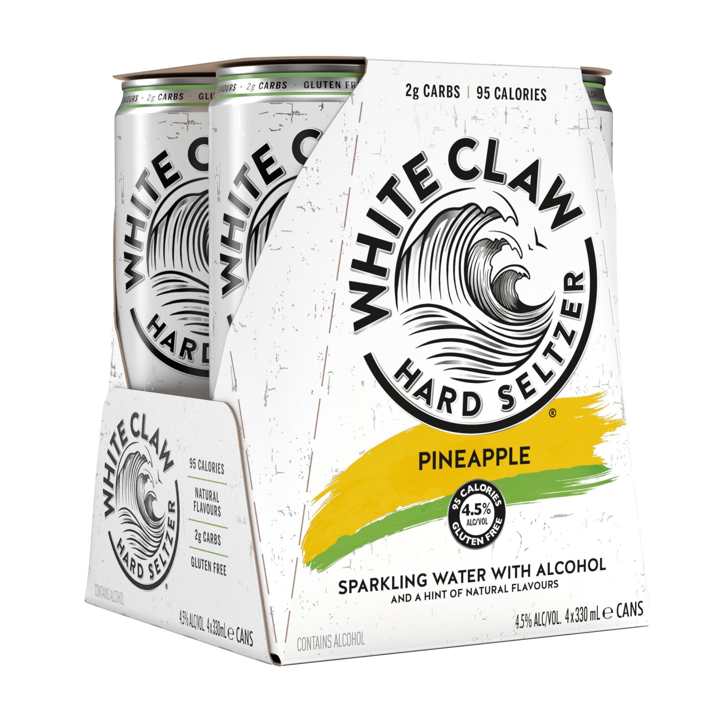 White Claw Seltzer Pineapple Can 330mL - Harry's Liquor