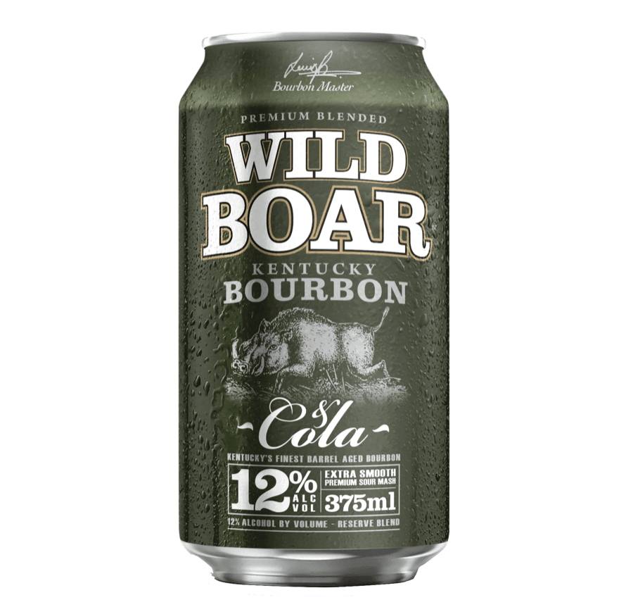 Wild Boar Bourbon & Cola 12% Can 375mL - Harry's Liquor