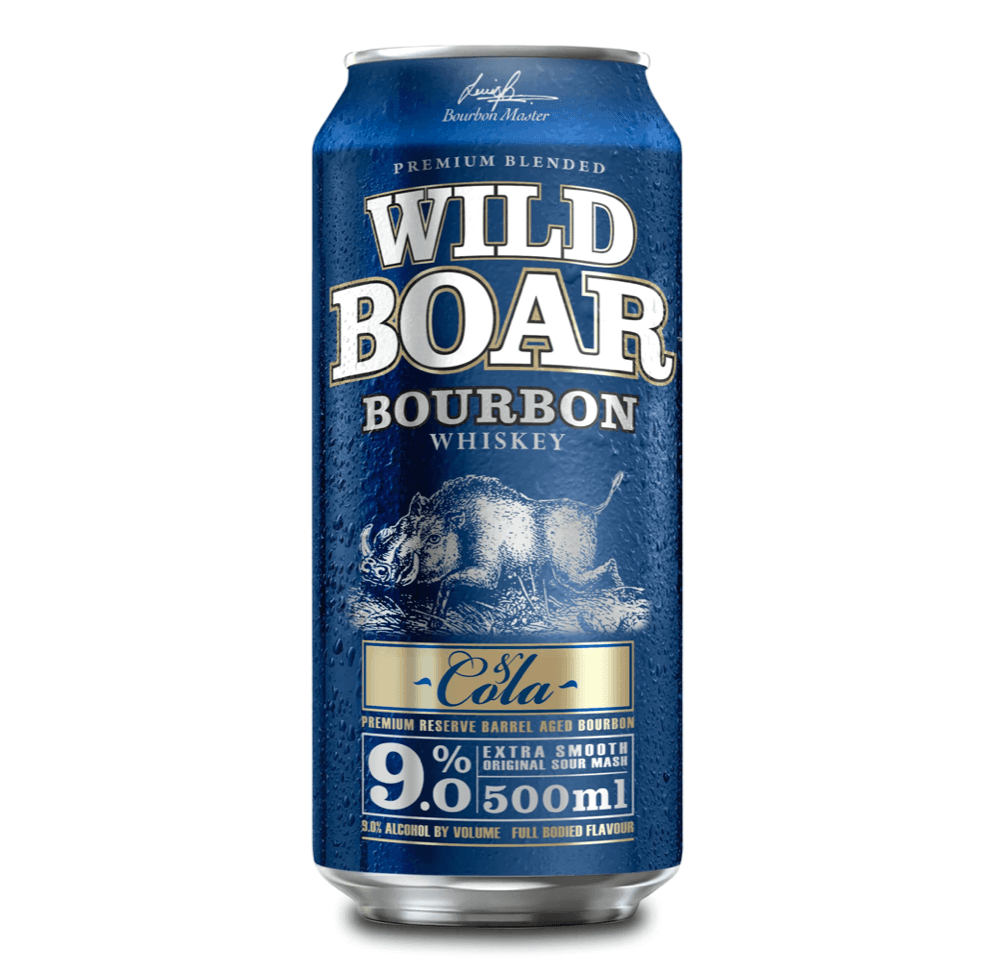 Wild Boar Bourbon & Cola 9% Can 500mL - Harry's Liquor