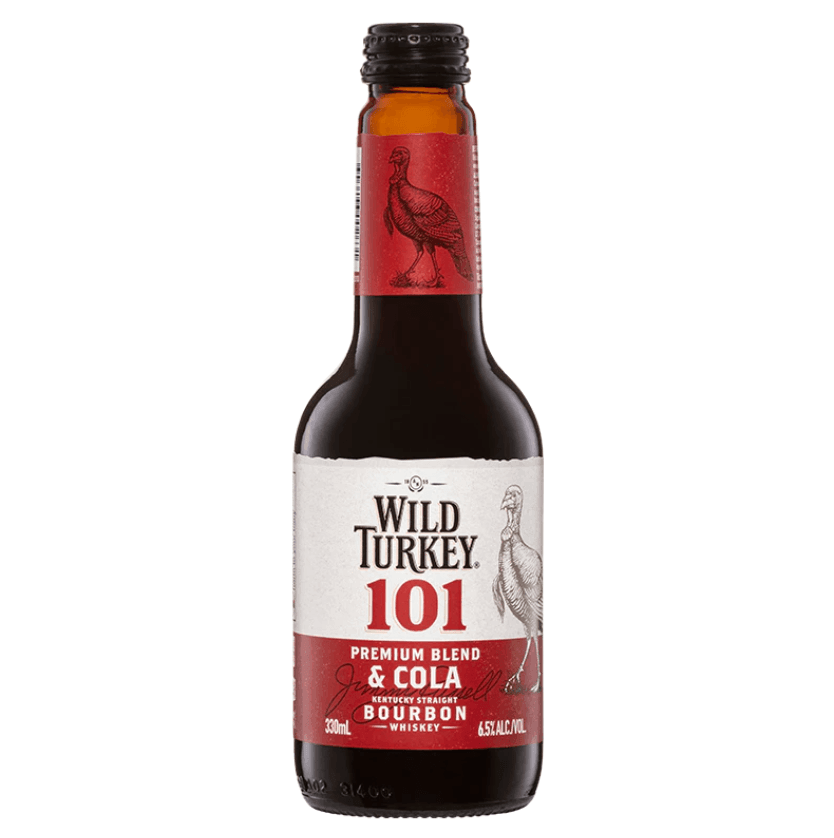 Wild Turkey 101 Bourbon & Cola Bottle 340mL - Harry's Liquor