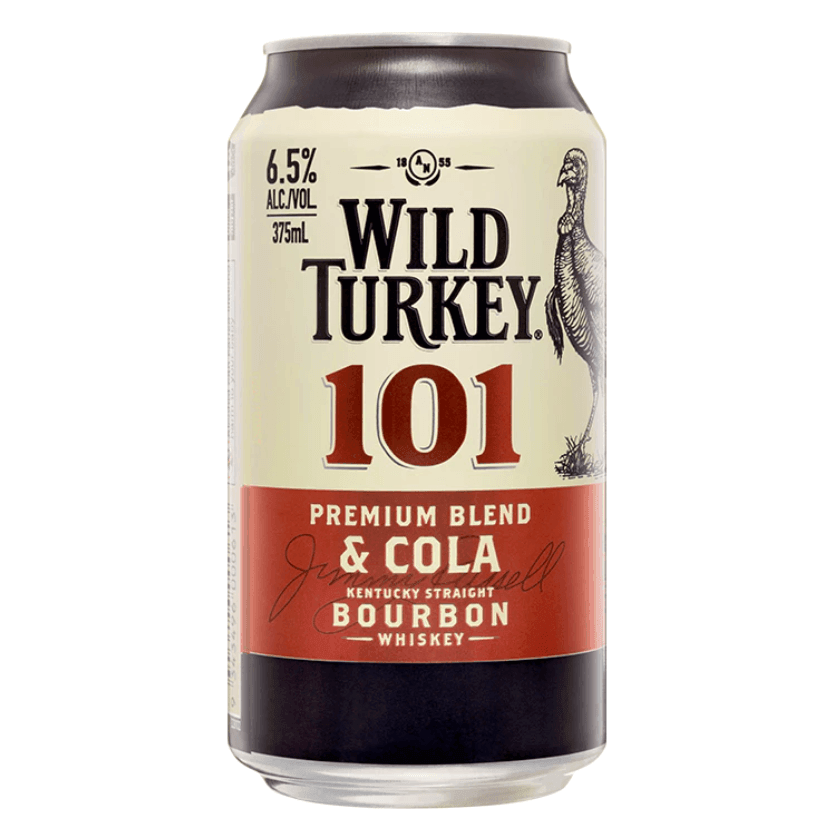 Wild Turkey 101 Bourbon & Cola Can 375mL - Harry's Liquor