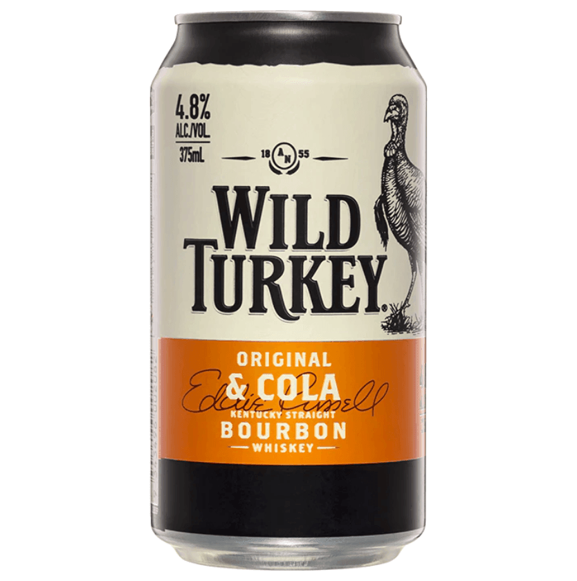 Wild Turkey Bourbon & Cola Can 375mL - Harry's Liquor