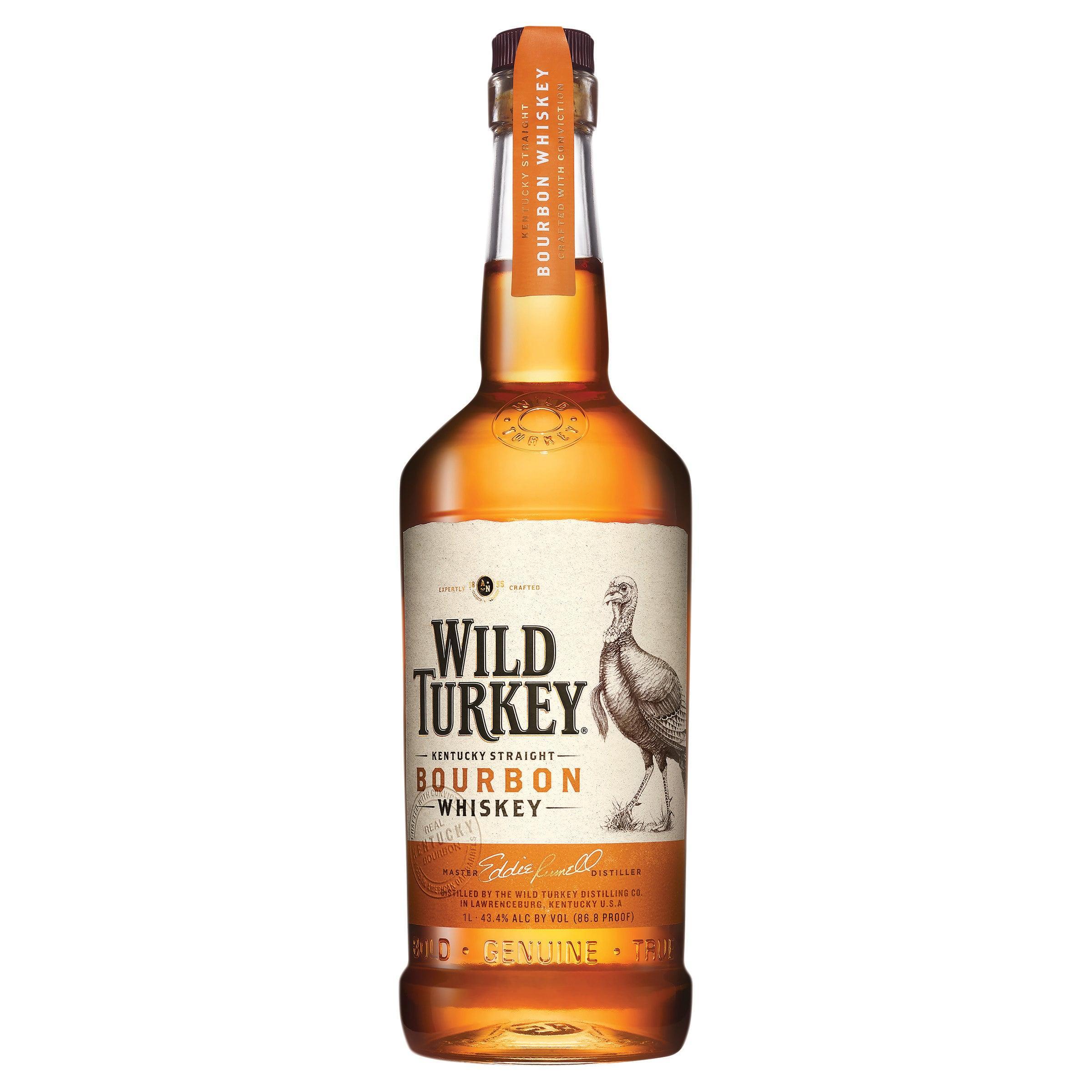 Wild Turkey Kentucky Straight Bourbon Whiskey 1L - Harry's Liquor