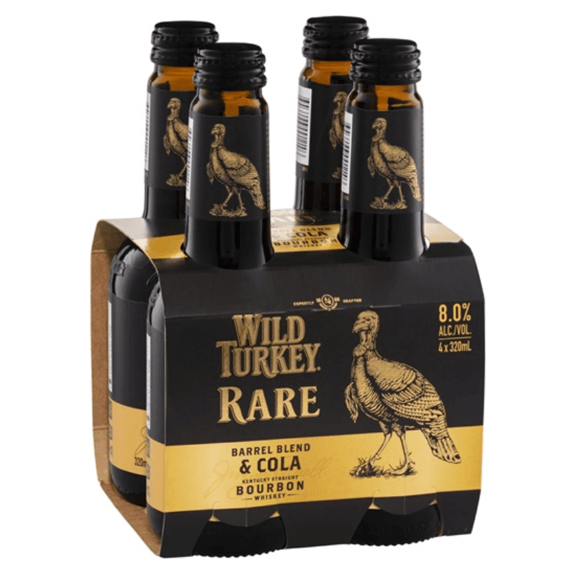 Wild Turkey Rare Bourbon & Cola Bottle 320mL - Harry's Liquor