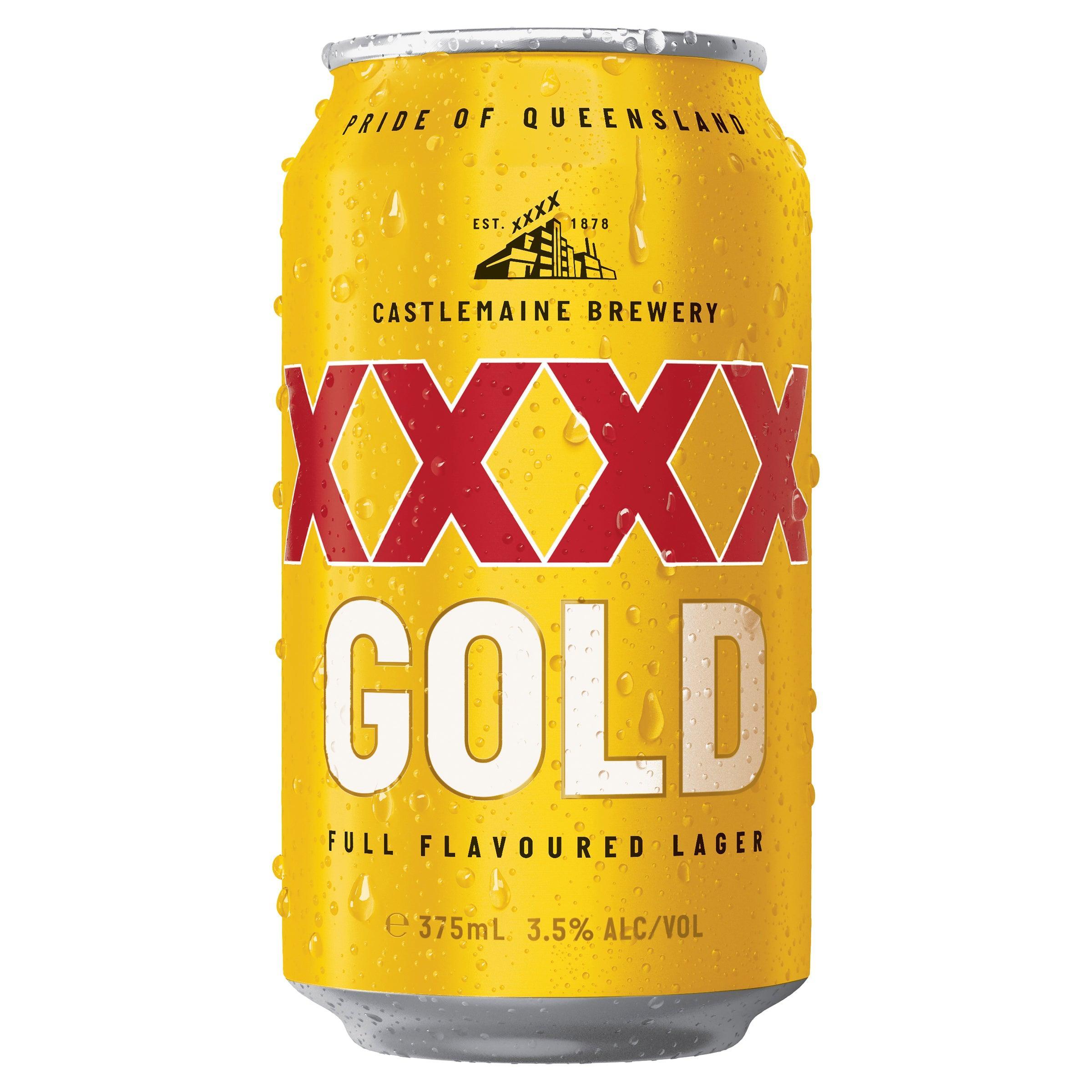 XXXX Gold Can 375mL - Harry's Liquor