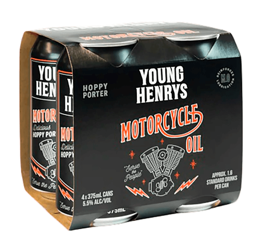 Young Henrys Motorcycle Oil Porter Can 375mL - Harry's Liquor